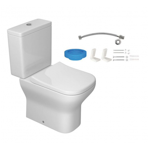 Kit Completo Deca Vaso Acoplado Axis Branco KP 470 17 Cocil Home Center