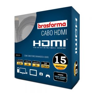 Cabo HDMI 2.0 4K 3D 1080P 15m