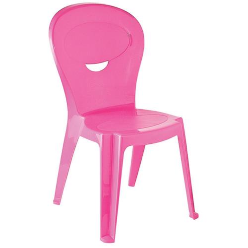 Cadeira Plástica Tramontina Infantil Vice Rosa