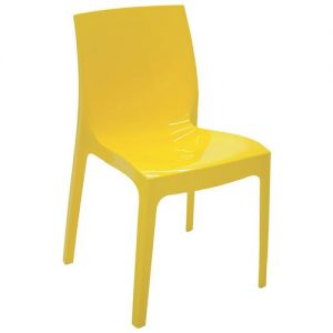 Cadeira Tramontina Alice Amarelo