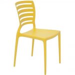 Cadeira Tramontina Sofia Horizontal Amarela