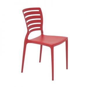 Cadeira Tramontina Sofia Horizontal Vermelho