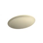 Cuba Deca Embutir Oval 49x36cm Creme (L3737)