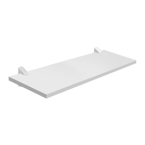 Prateleira Concept com Suporte Branco 1,5x25x60