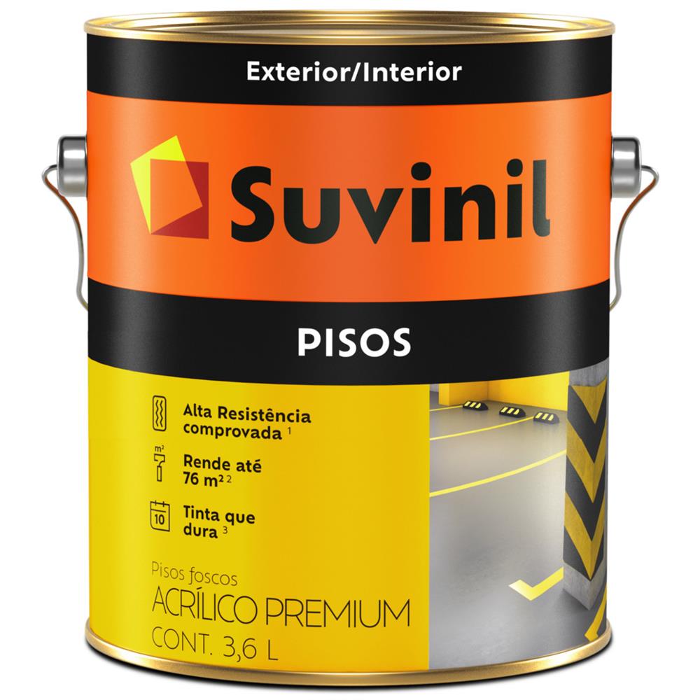 Tinta Suvinil Pisos Premium Fosco 3,6L
