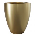 Vaso Ceramico Frankfurt 10Cm Ouro (Vcfo10)