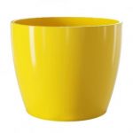 Vaso Ceramico Munique 16Cm Amarelo (Vcmy16)