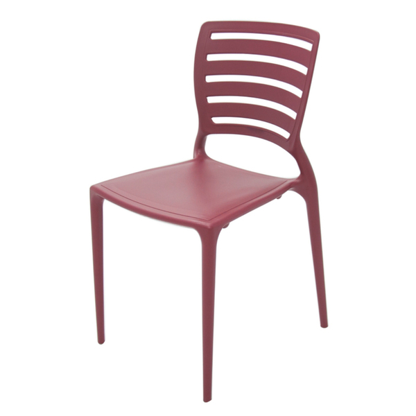 Cadeira Tramontina Sofia Vertical Vermelho Marsala