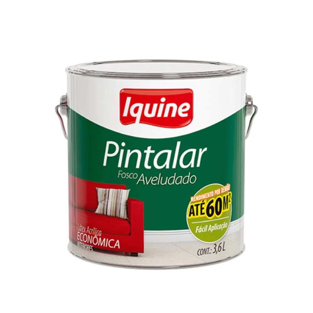 Tinta Iquine Pintalar Vinil Acrílico 3,6L