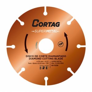 Disco de Corte Cortag Diamantado Supermetal
