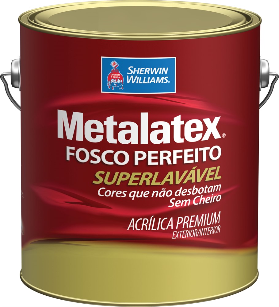 Metalatex Acrílico Fosco Branco 3,6L