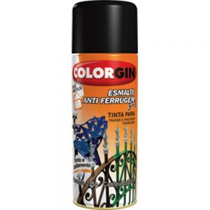 Spray Colorgin Brilhante Esmalte Antiferrugem 350ml