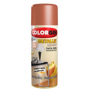 Spray Colorgin Metallik 350ml Rose Gold