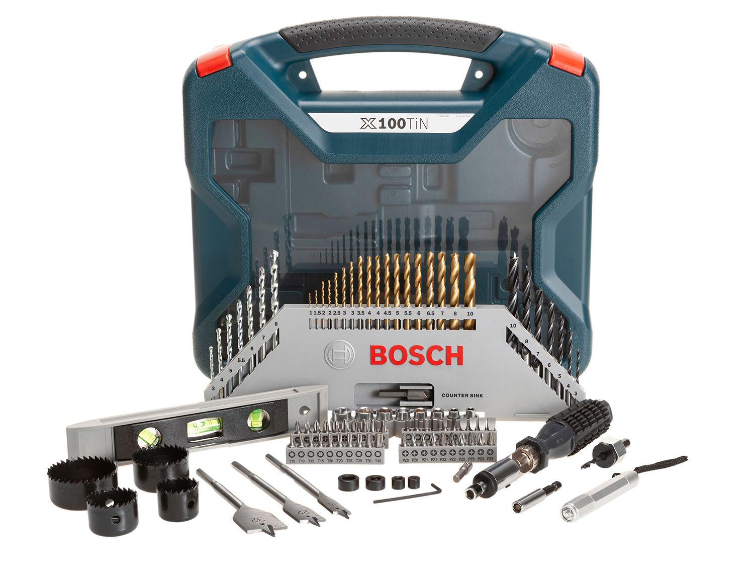 Kit de Ferramentas com 100 Peças X-Line Bosch
